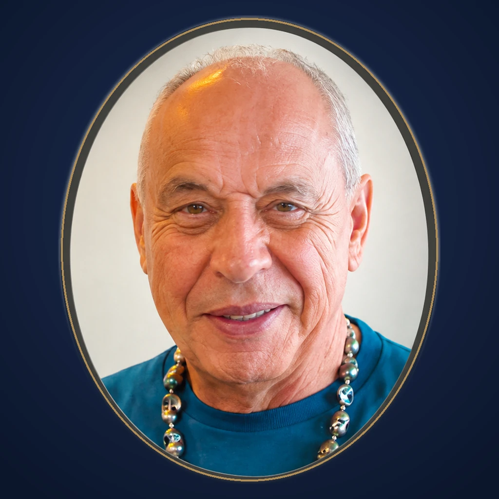 Official portrait of Alvin Laroque, PKOA-appointed representative, Polynesian Kingdom of Atooi